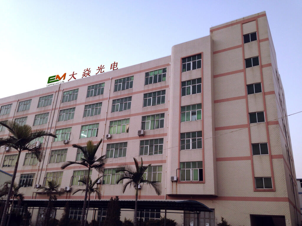 Jinjiang dayan LED lighting company EM building