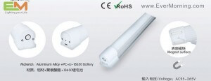rechargeable led tube light